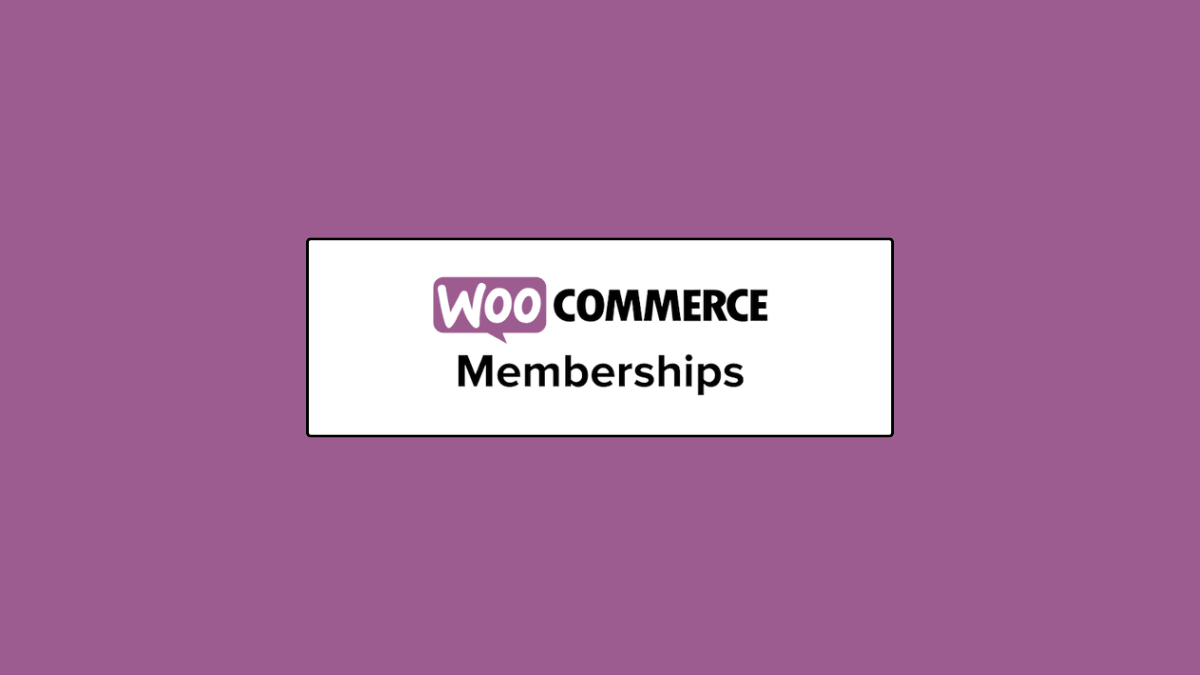 WooCommerce Memberships